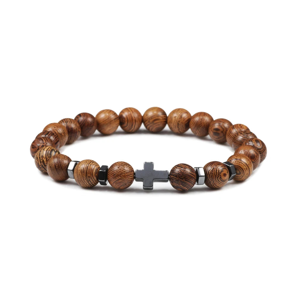 Cross Beaded Bracelets