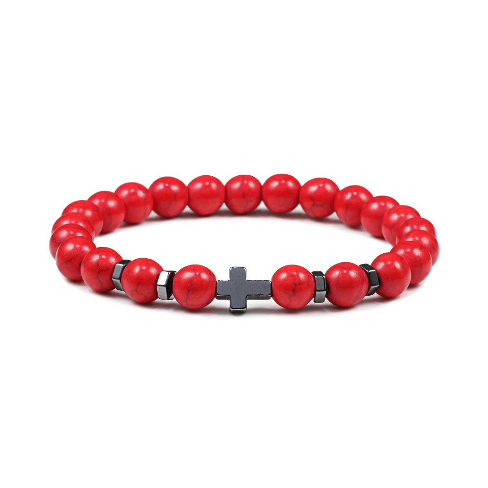 Cross Beaded Bracelets